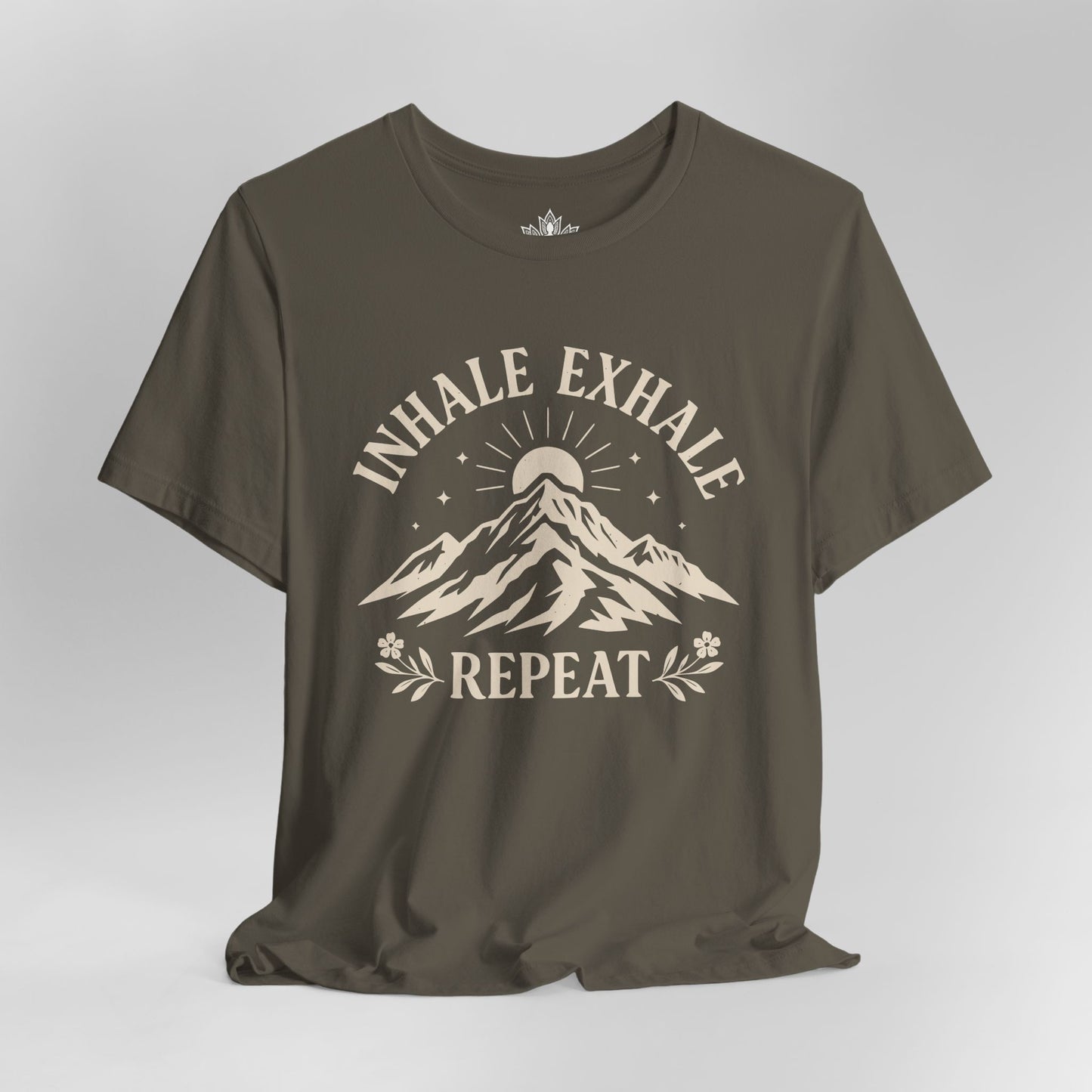 Inhale Exhale Repeat Mountain Men Tee
