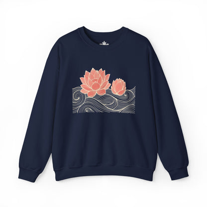 Lotus Line Art Sweatshirt