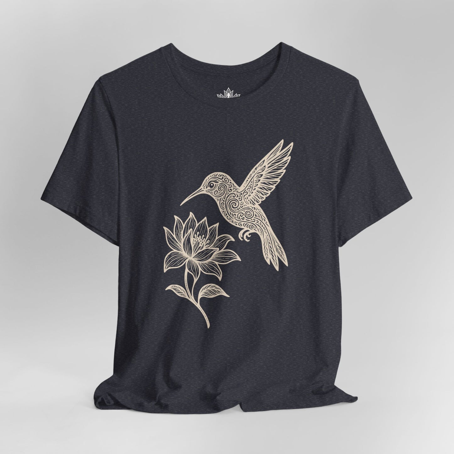 Hummingbird Lotus – Mandala Nature Tee