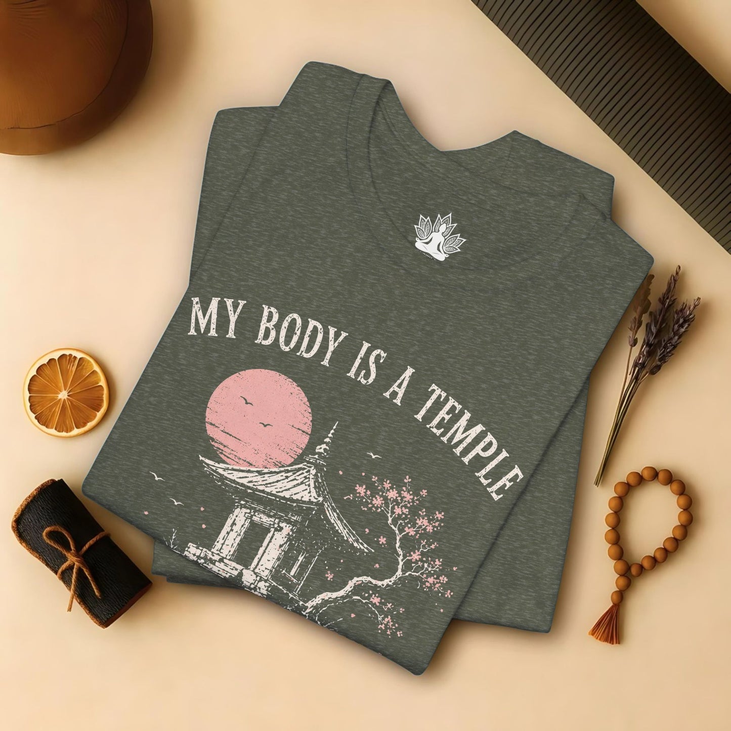My Body Is A Temple: Ancient, Crambling, Still Sacred Tee