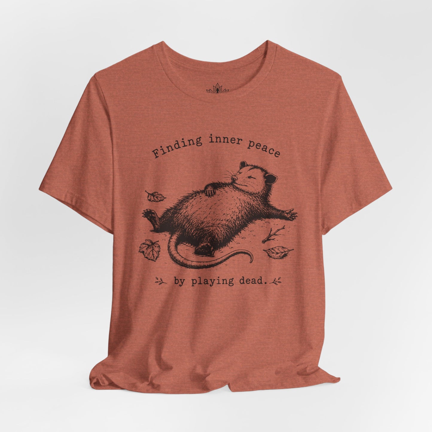 Finding Inner Peace Possum Tee