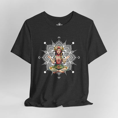 Flower Meditation Boho Tee