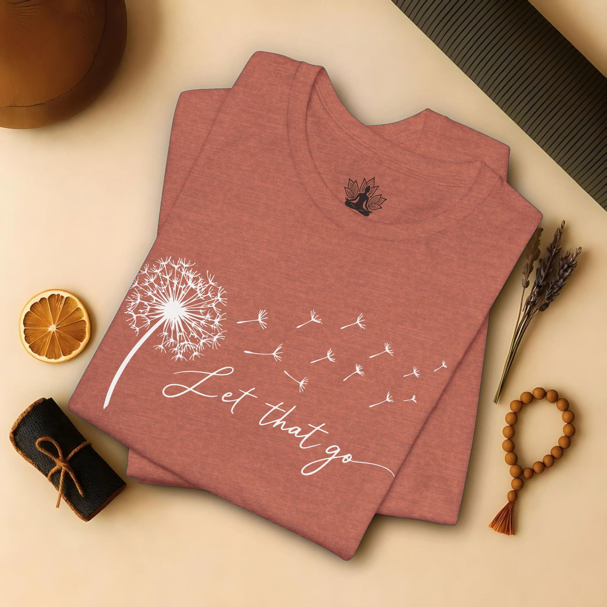 Printify T-Shirt Let That Go Dandelion Tee Let That Go Dandelion Tee