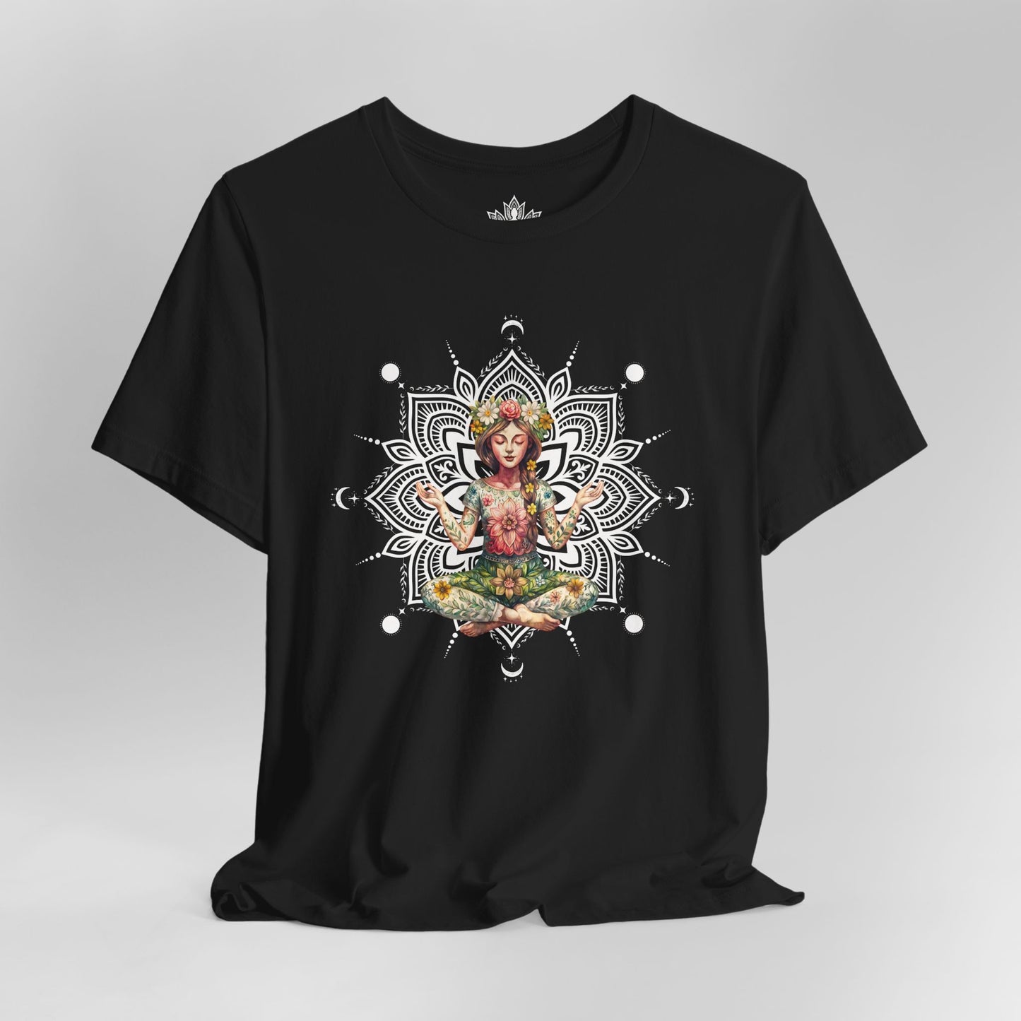 Flower Meditation Boho Tee