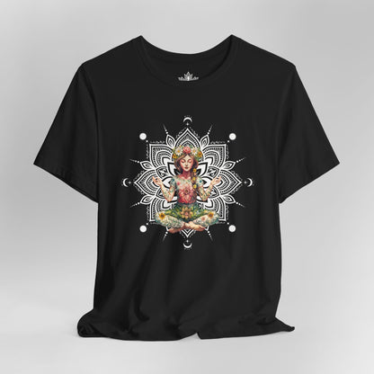 Flower Meditation Boho Tee