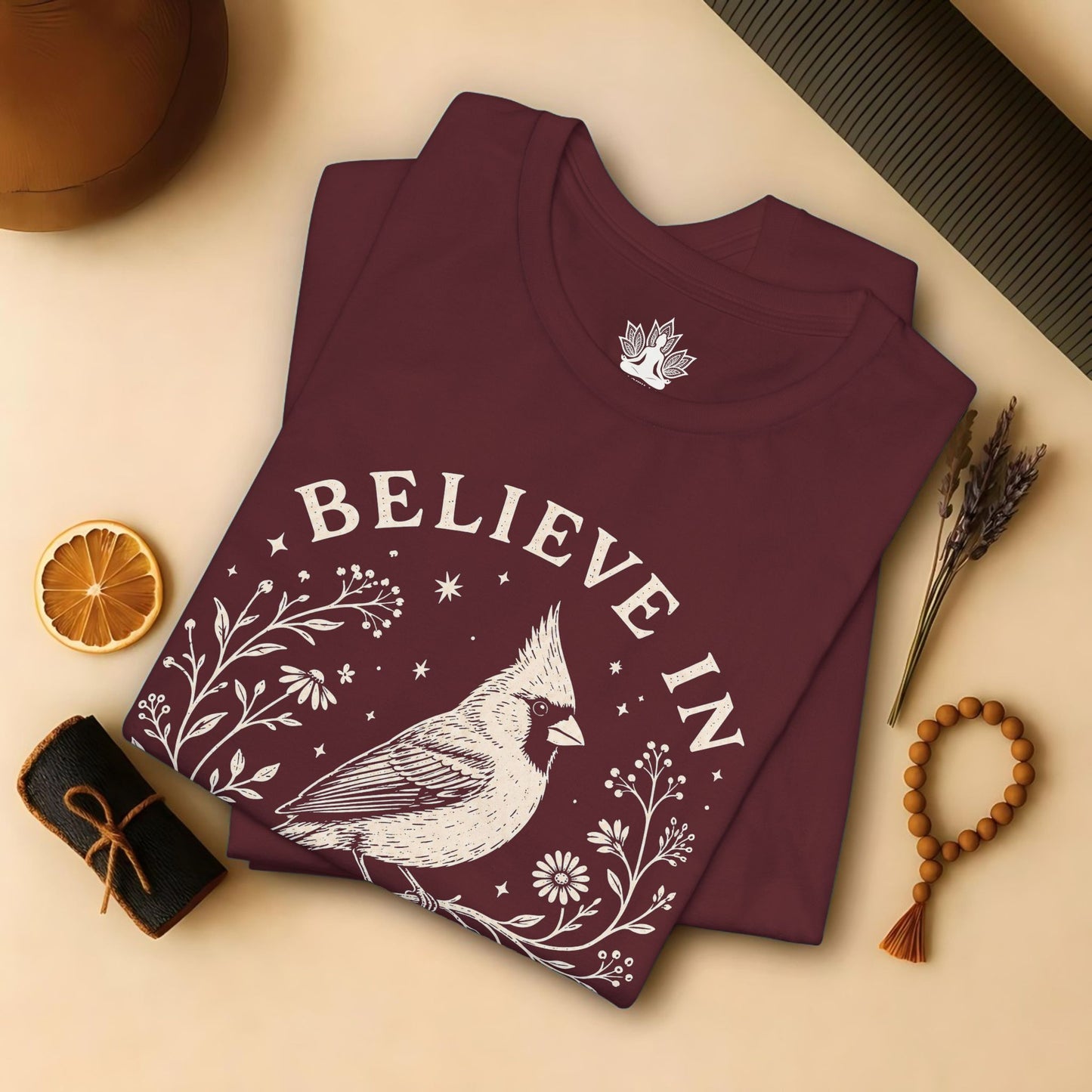 Believe In Good Cardinal Bird Tee