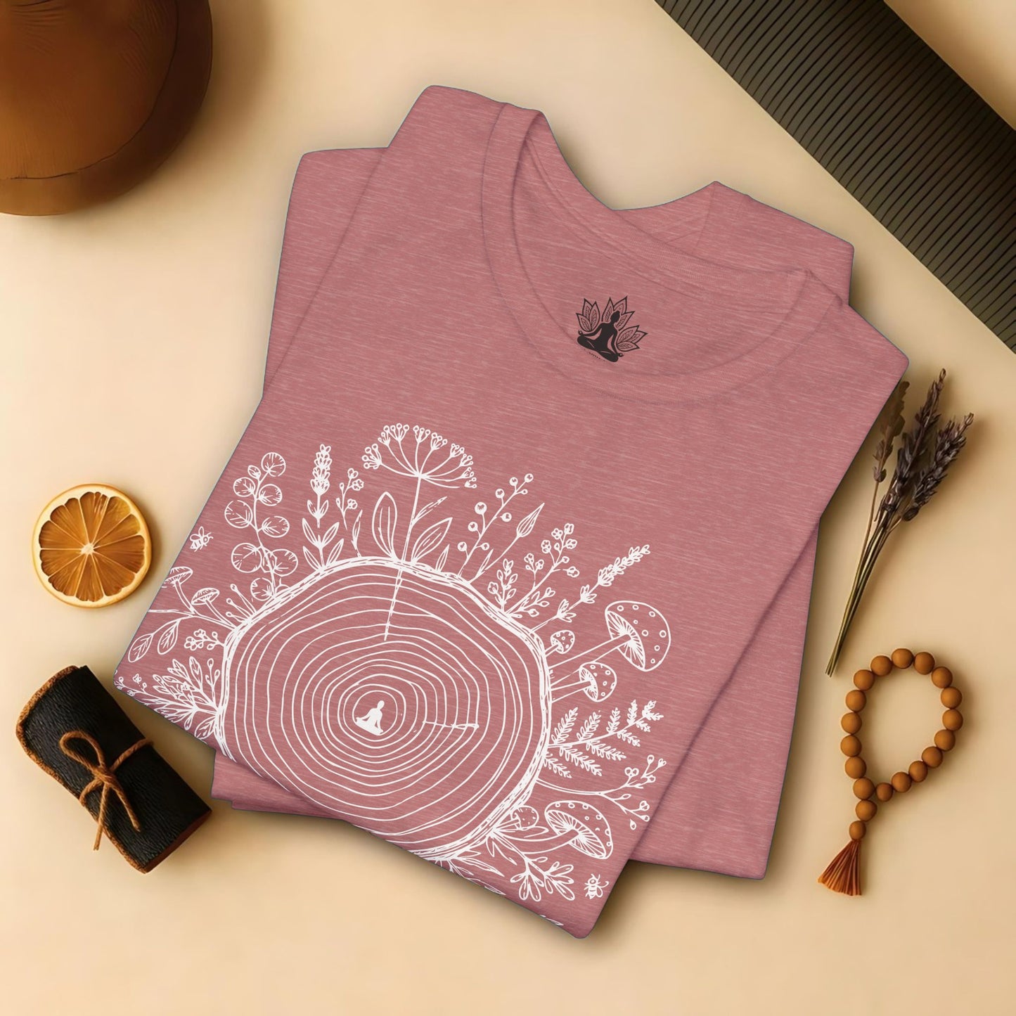 The Quiet Center Botanical Tee