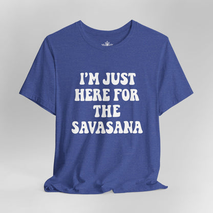 Savasana Only – Funny Yoga Men Tee