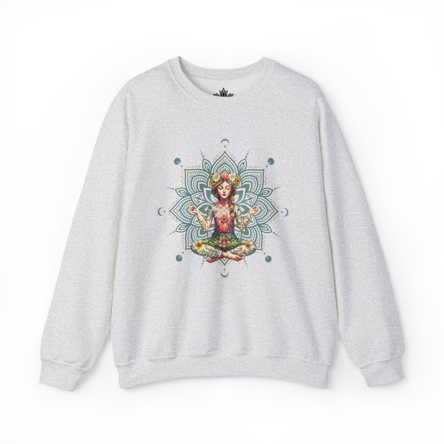 Boho Floral Mandala Sweatshirt
