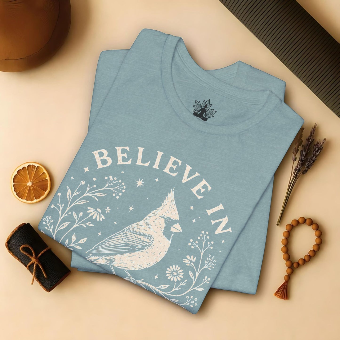 Believe In Good Cardinal Bird Tee