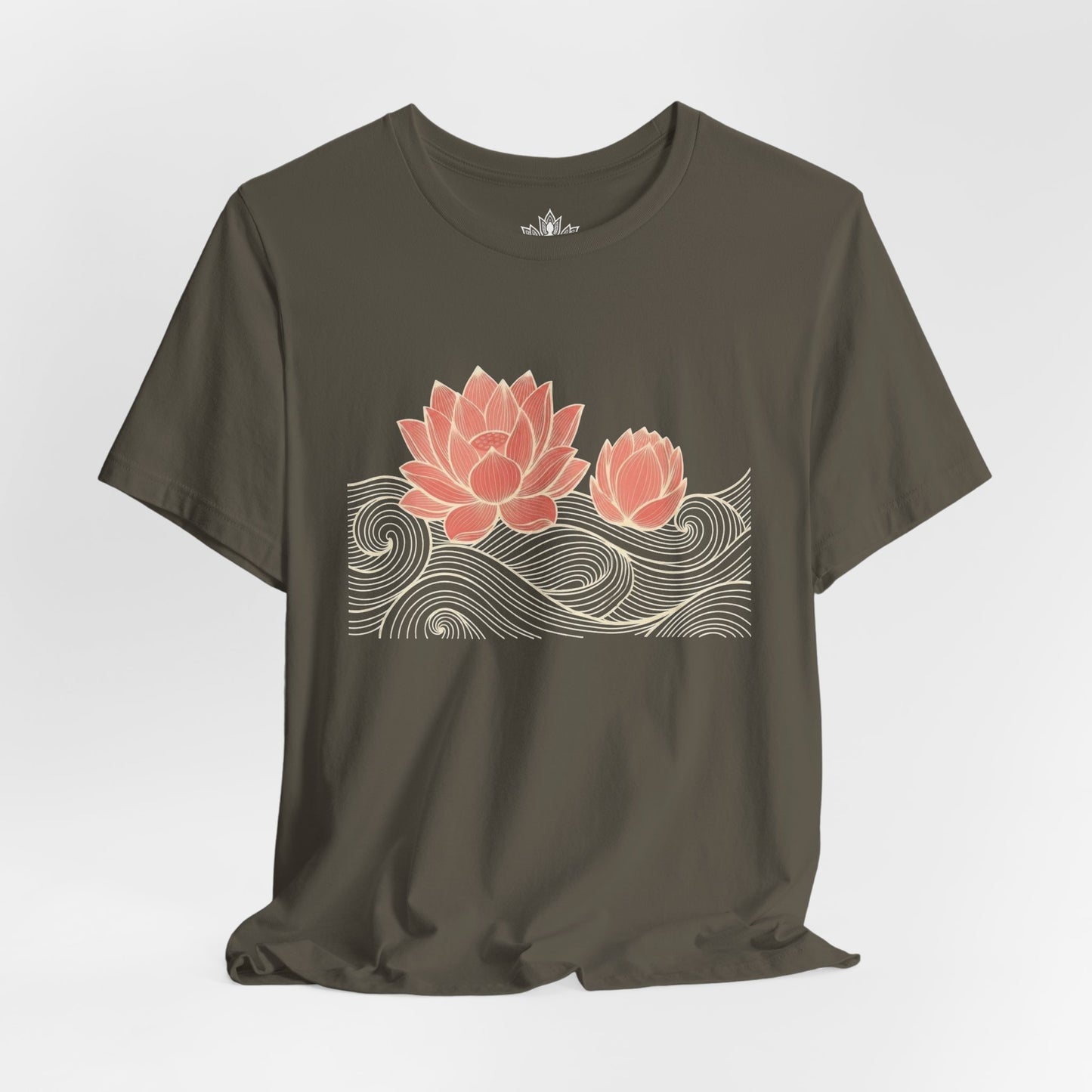 Lotus Bloom & Retro Waves Tee