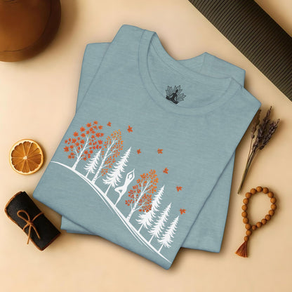 Fall Forest Tree Pose Tee