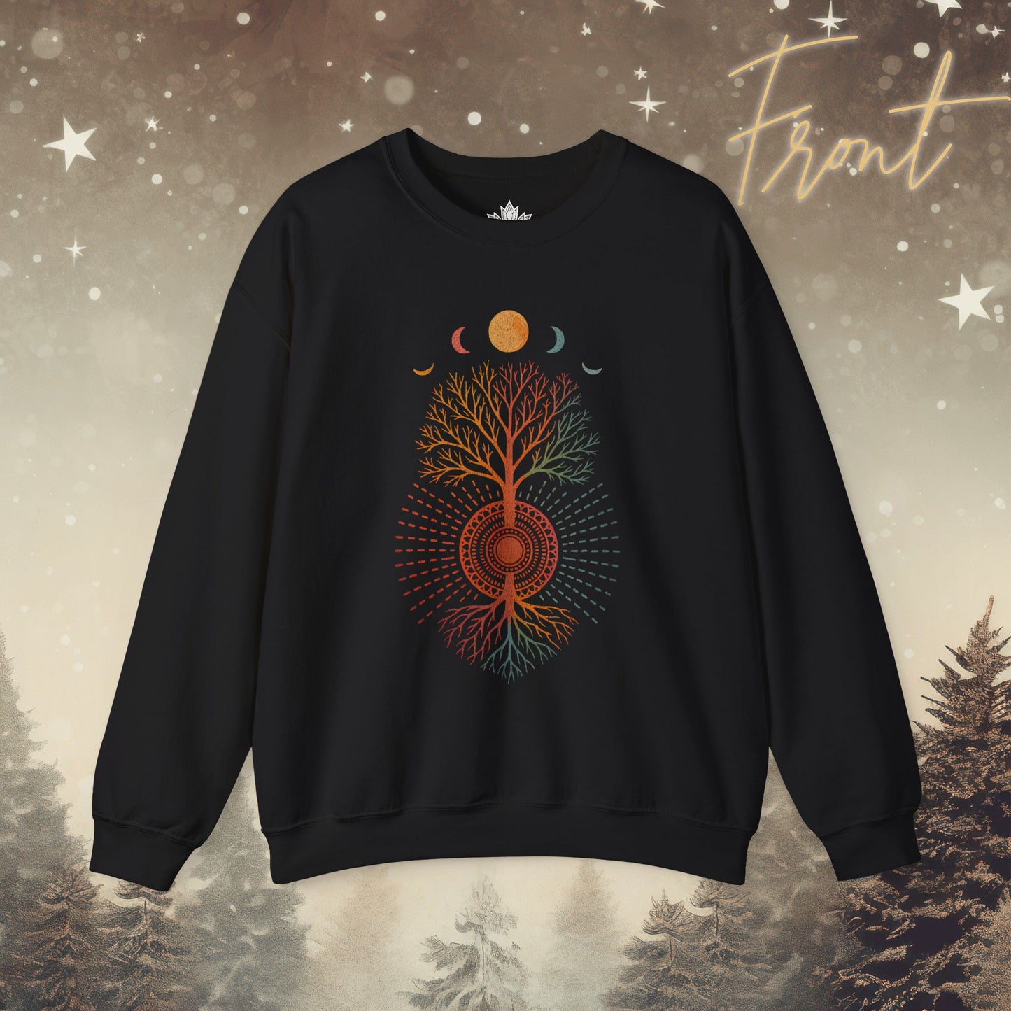 Mystical Tree of Life - Mandala Roots Sweater