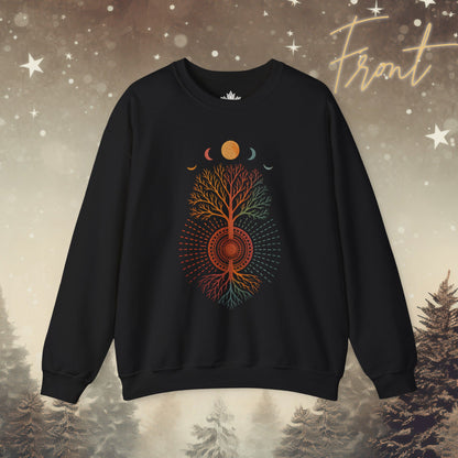 Mystical Tree of Life - Mandala Roots Sweater