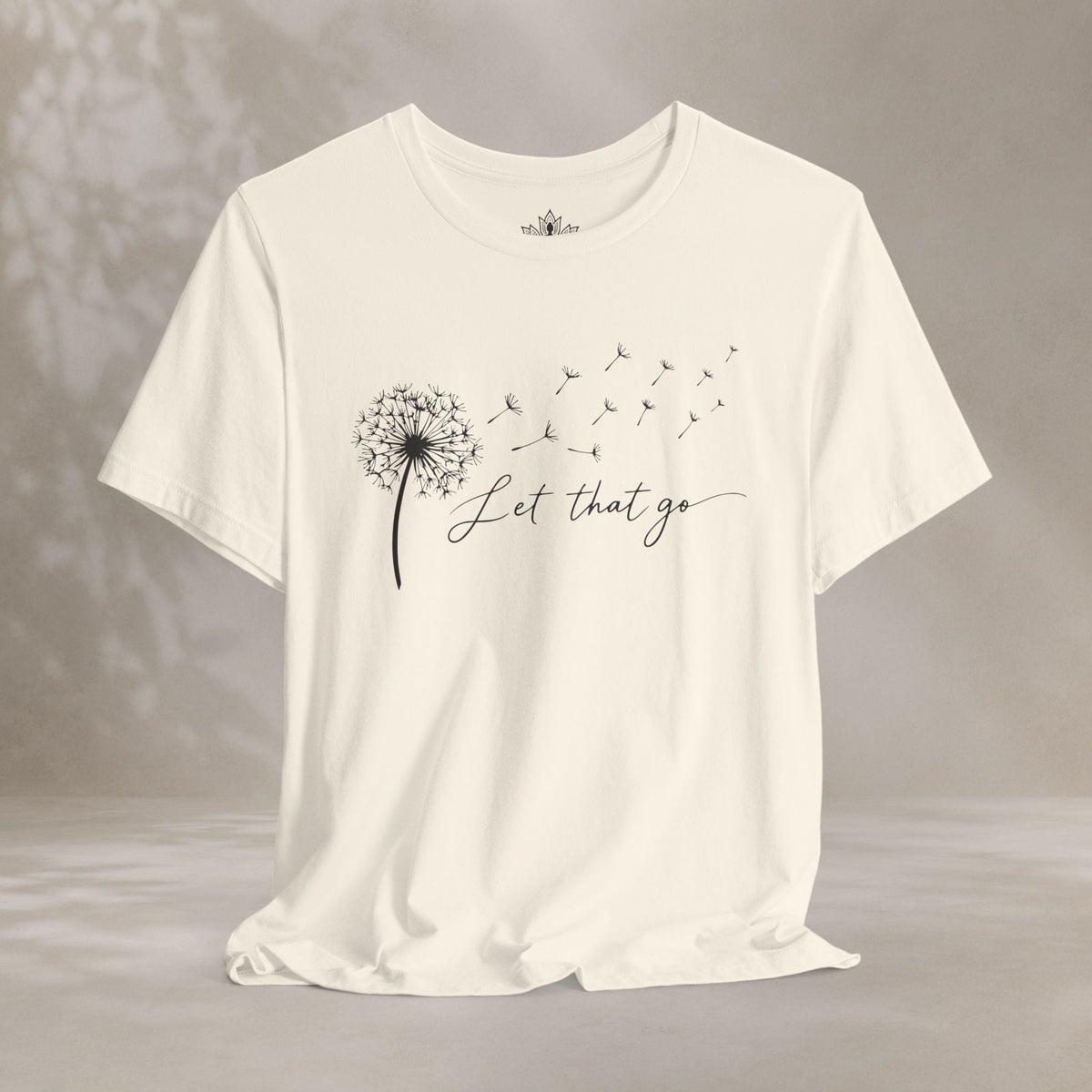 Printify T-Shirt Let That Go Dandelion Tee Let That Go Dandelion Tee