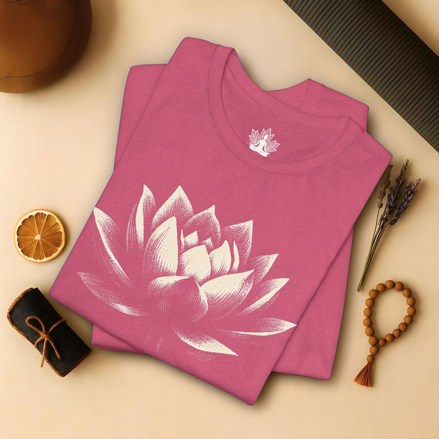 White Lotus Shadow Art Tee