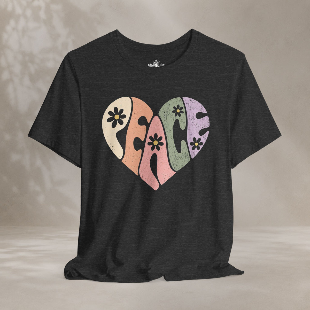 Retro Peace Heart Tee