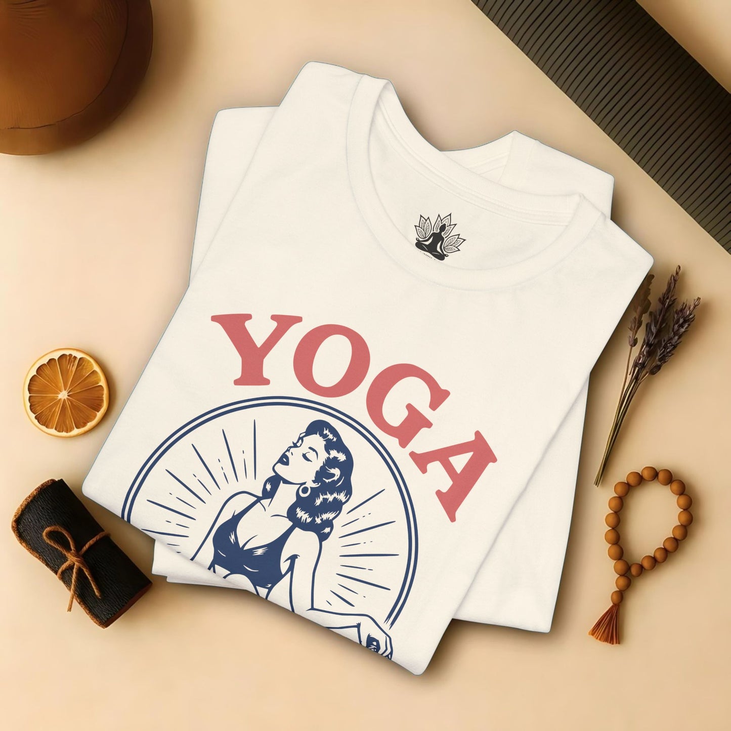 Yoga Because Murder Is Wrong Vintage Tee