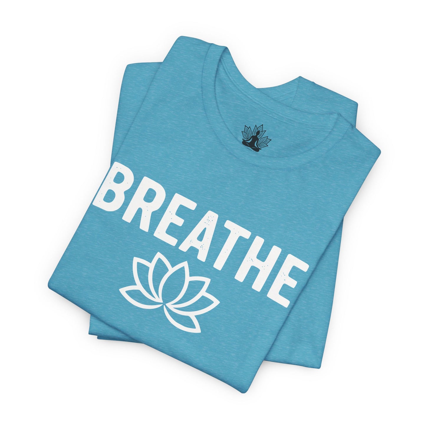 Breathe Lotus – Minimalist Yoga Class Men Tee