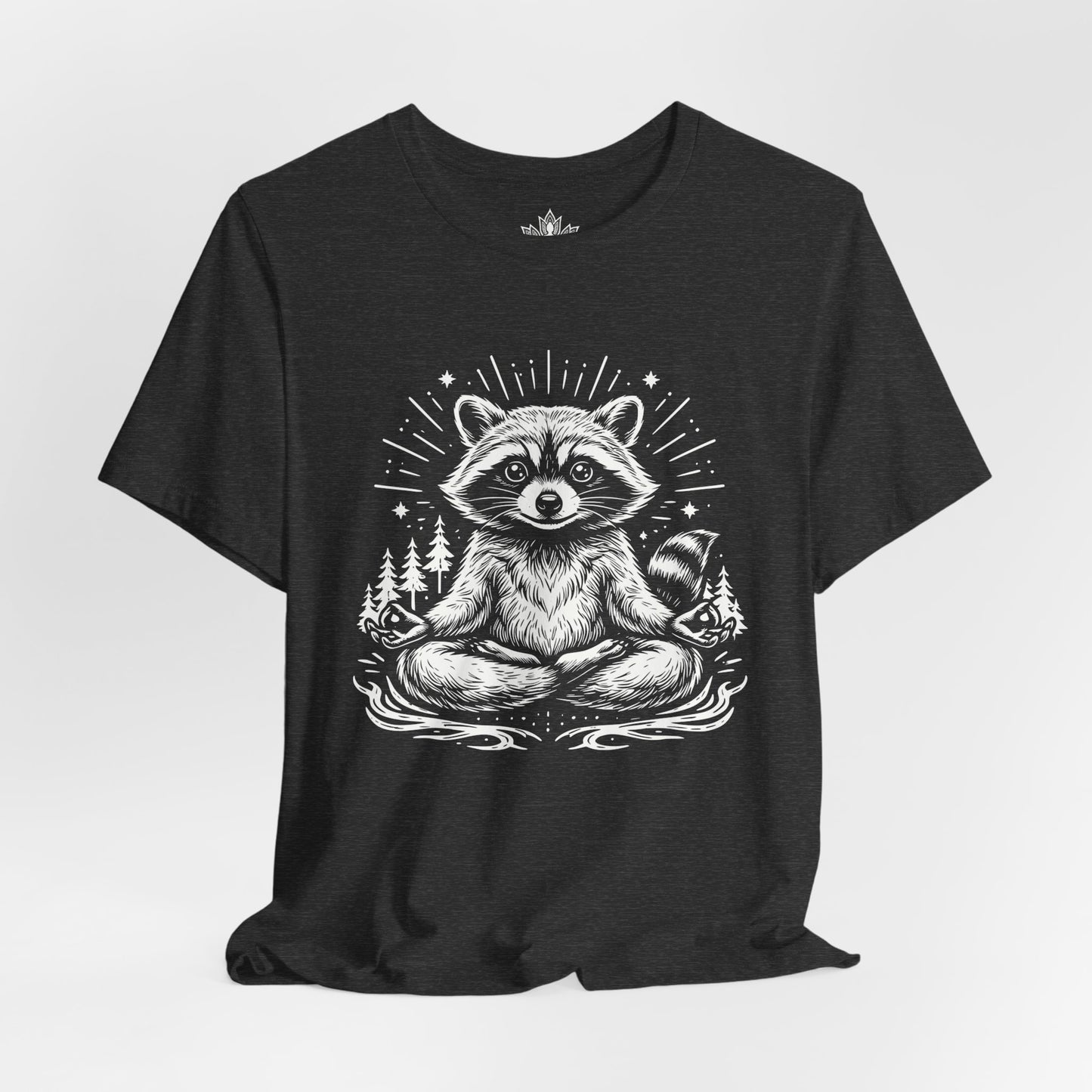 Meditating Raccoon Men Tee