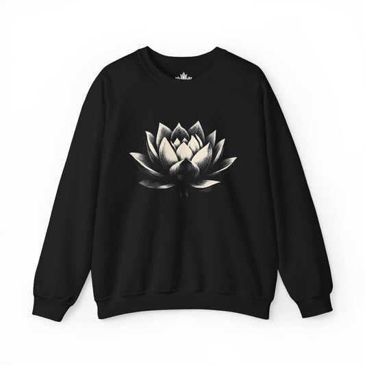 White Lotus Shadow Art Sweatshirt