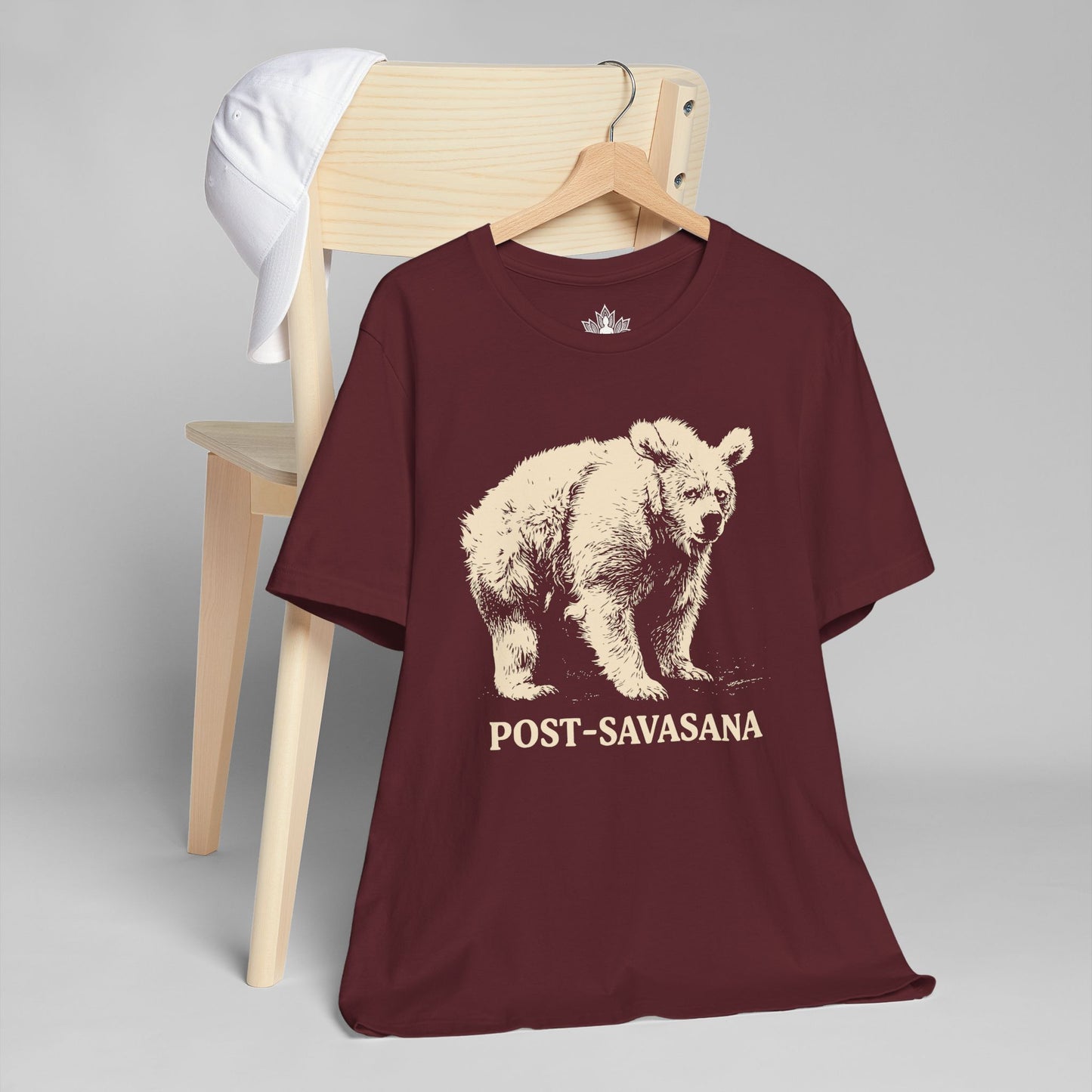 Post-Savasana Sleepy Bear Men Tee