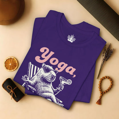 Capybara Yoga, Playa & Margarita Tee