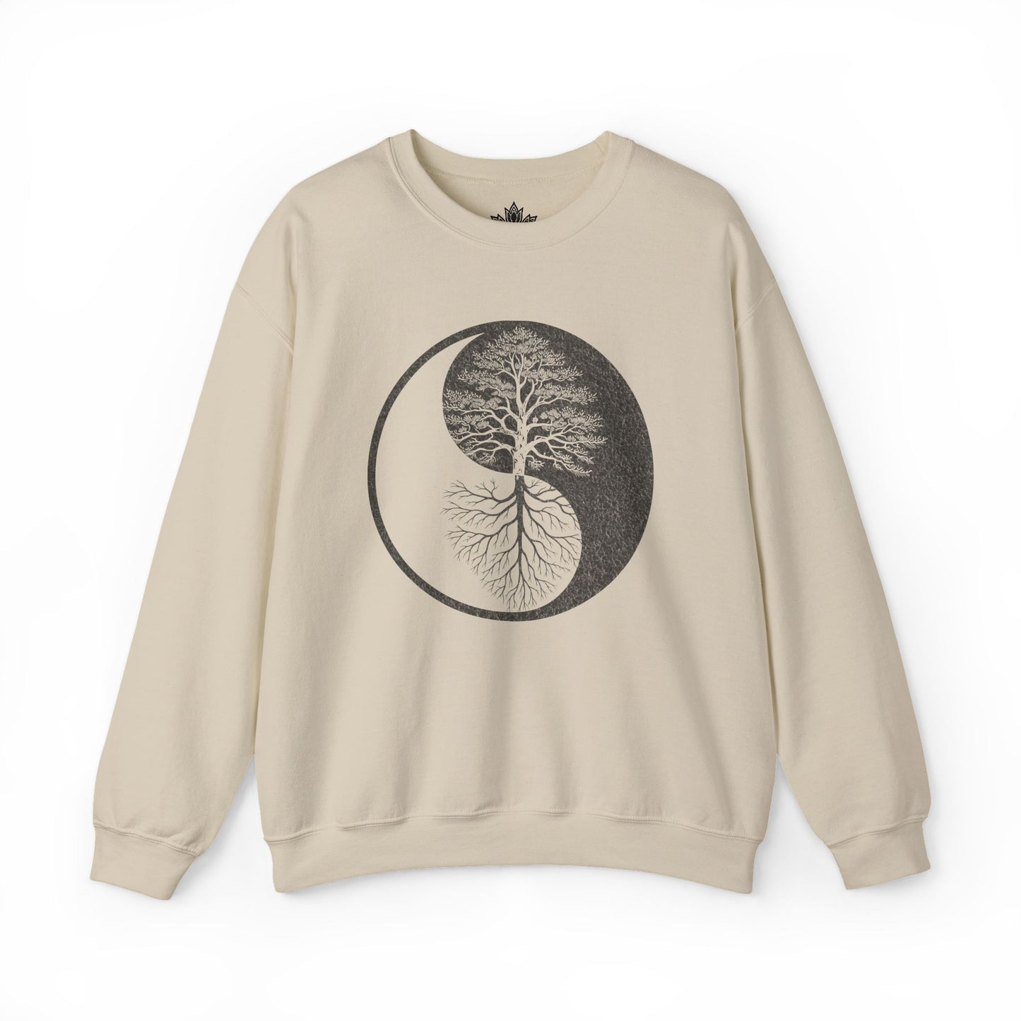 Arbre Yin Yang - Sweat-shirt à racines miroir