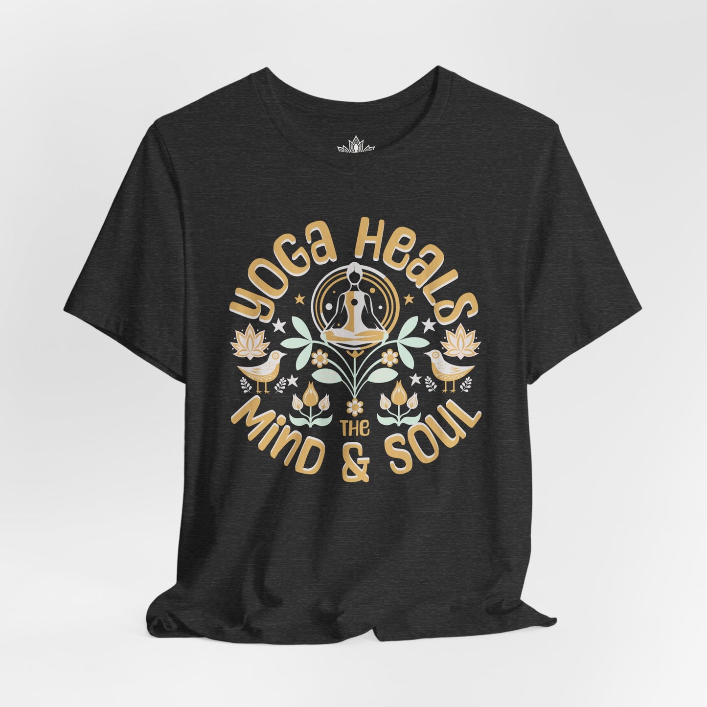 Yoga Heals the Mind & Soul – Boho Tee
