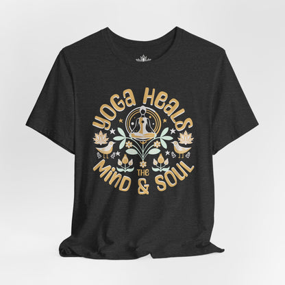Yoga Heals the Mind & Soul – Boho Tee