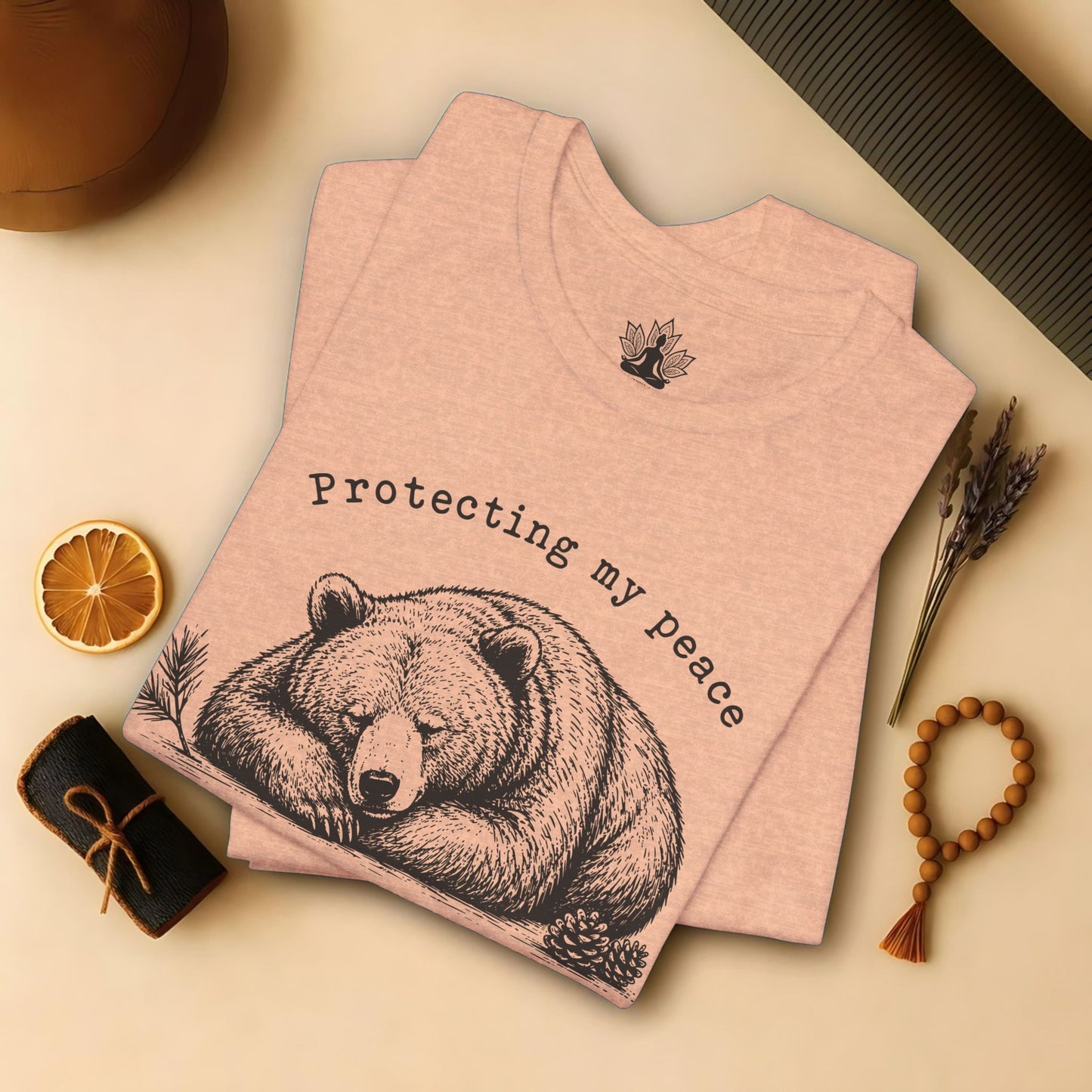 Protecting My Peace Bear Tee