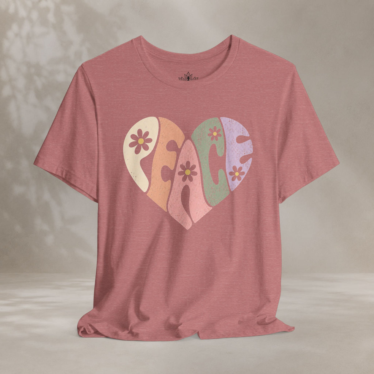 Retro Peace Heart Tee