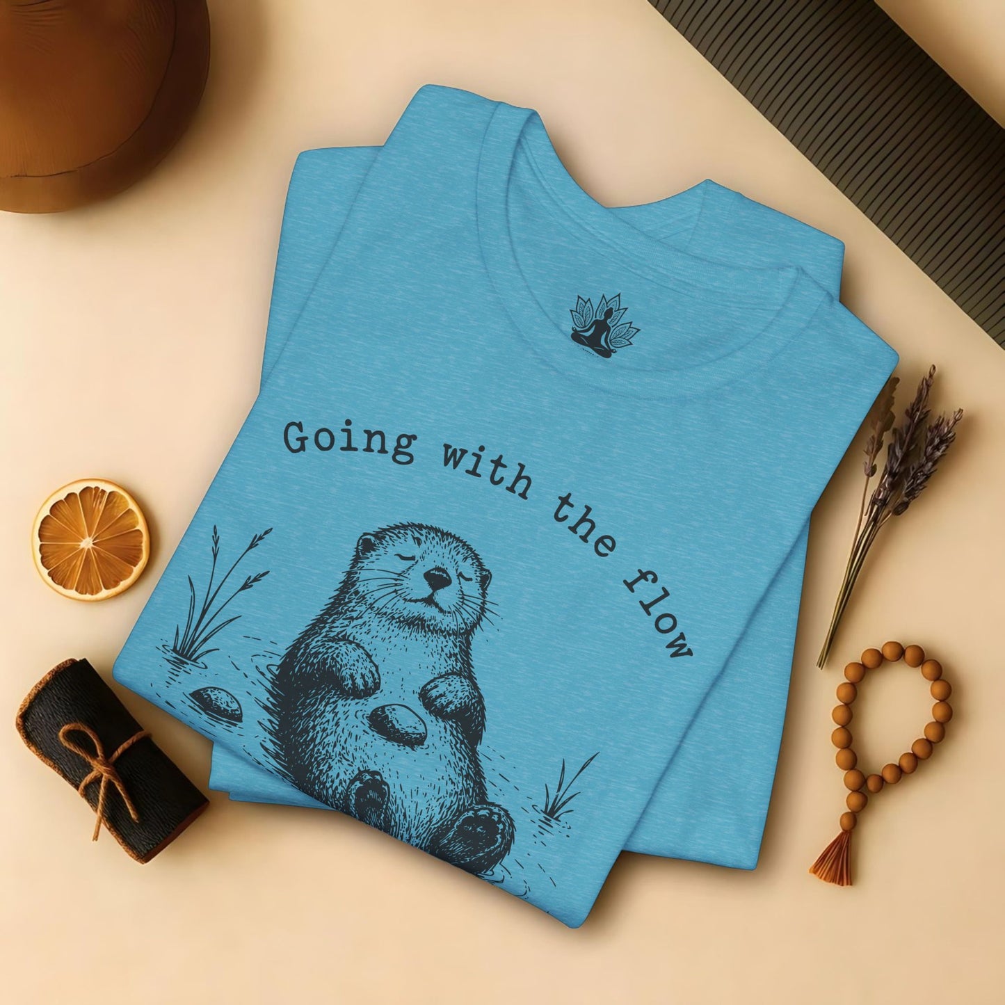 Going With The Flow Otter Tee