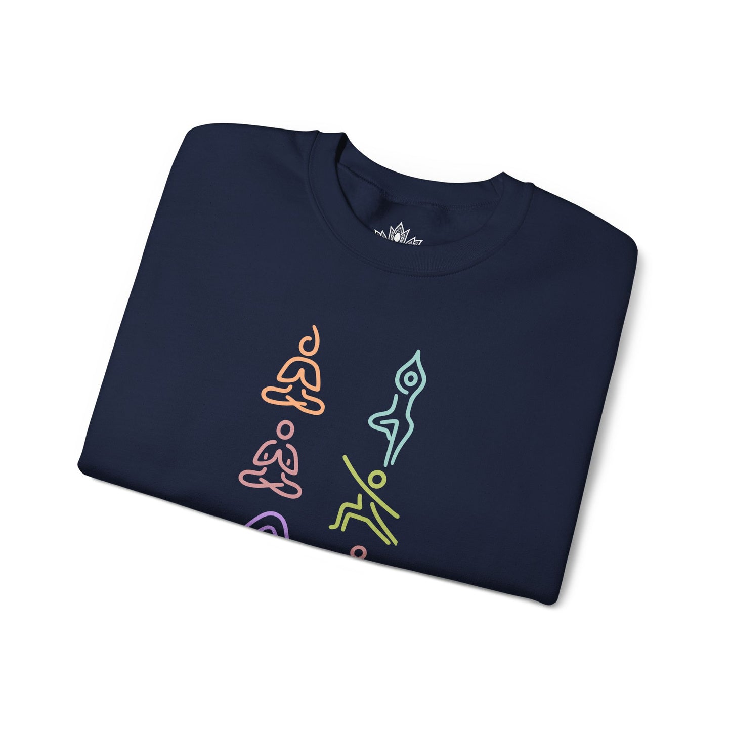 Line Art Yoga Poses Sweatshirt