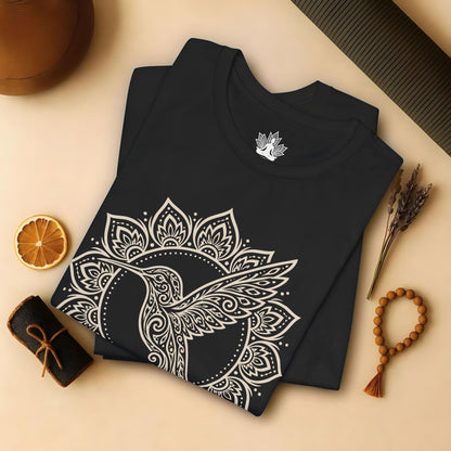 Hummingbird & Mandala Tee