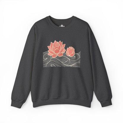 Lotus Line Art Sweatshirt