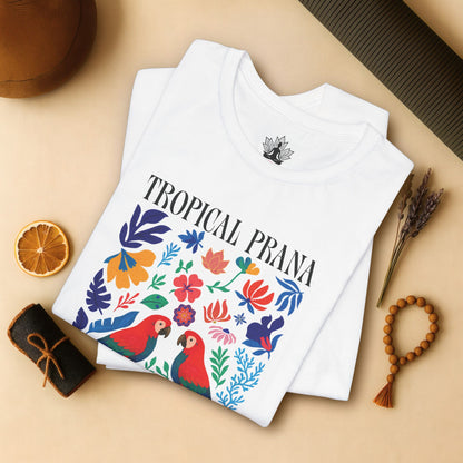 Tropical Prana – Colorful Yoga Tee