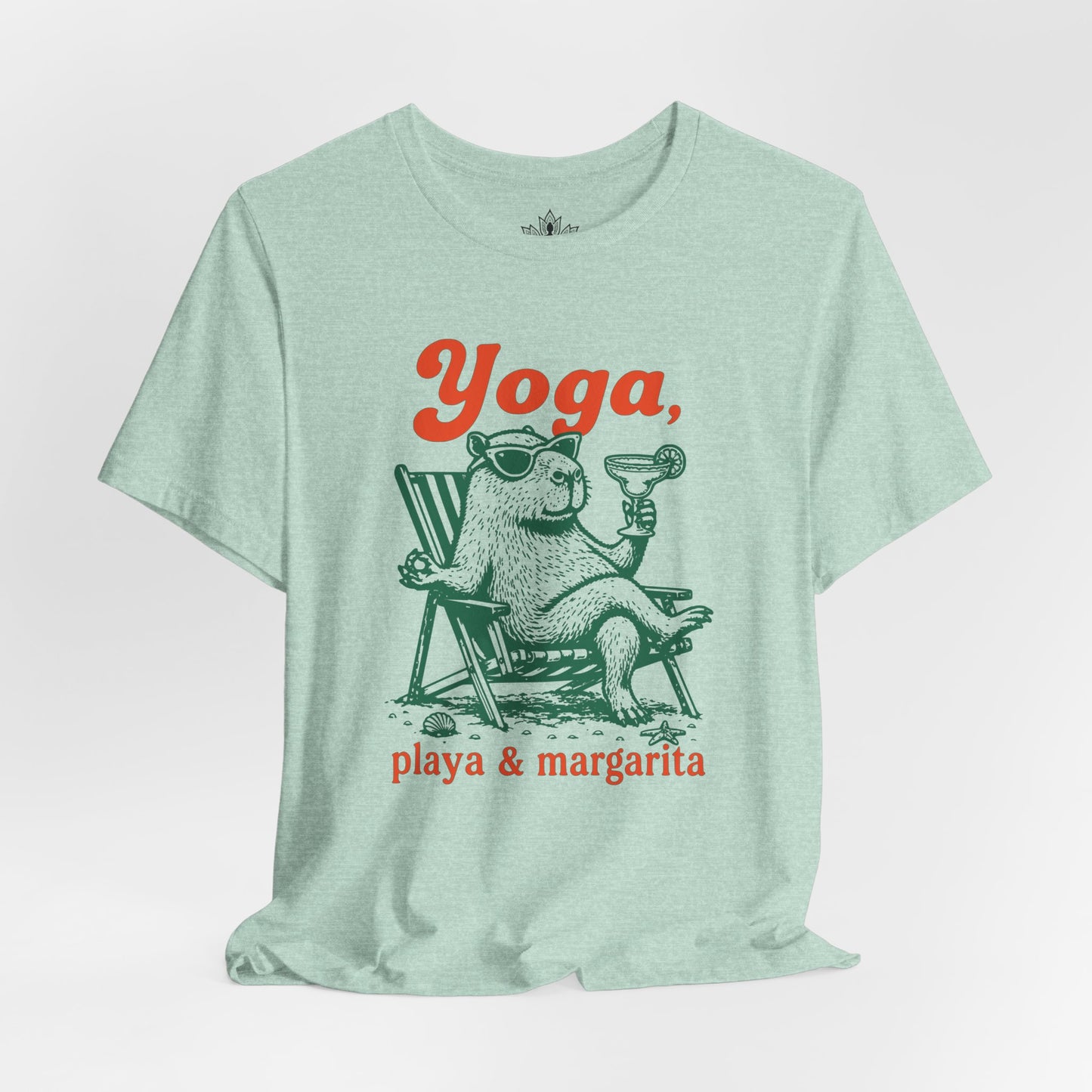 Capybara Yoga, Playa & Margarita Tee