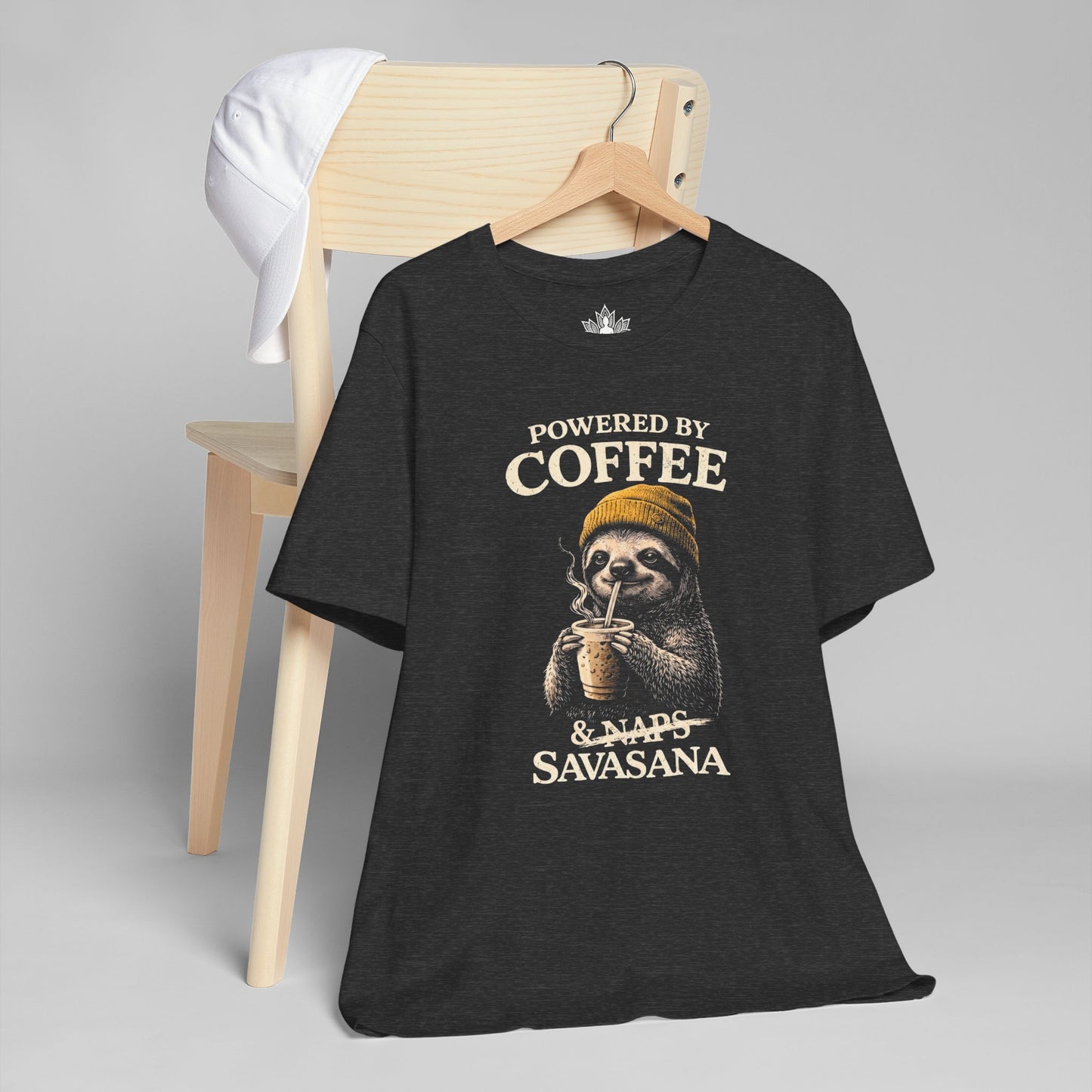 Powered By Coffee & Savasana Men Tee