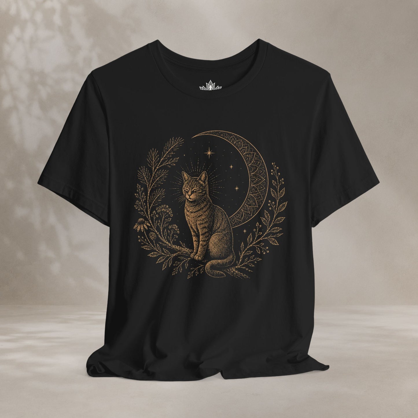 Cat Mandala Moon Tee