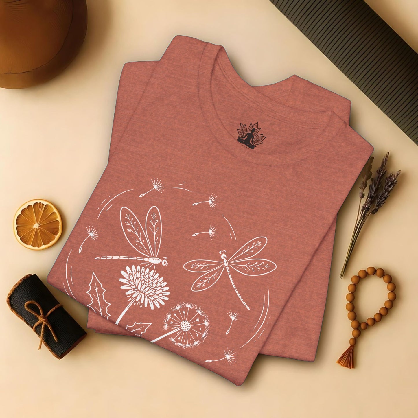 Go With The Flow Delicate Dragonflies Tee