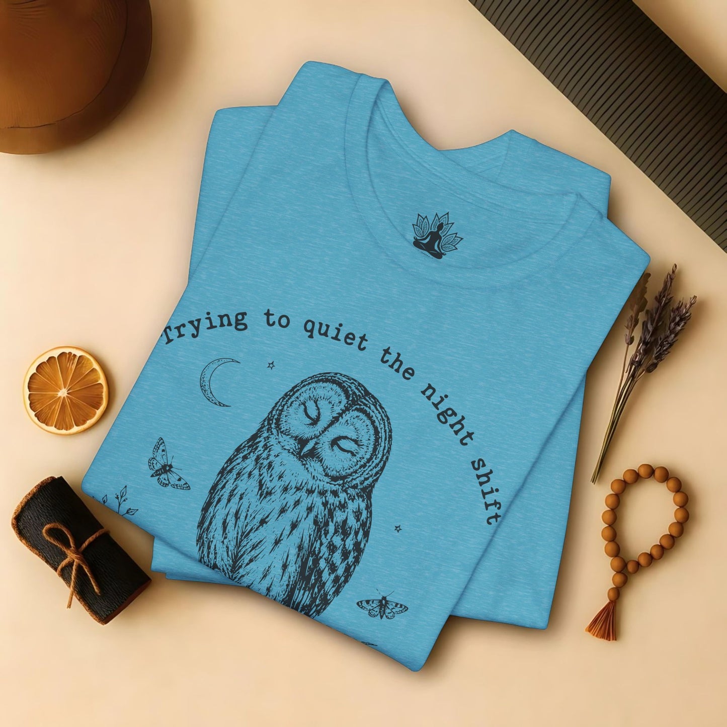 Trying To Quiet The Night Shift Owl Tee