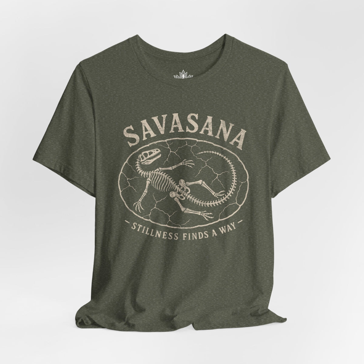 Printify T-Shirt Stillness Finds A Way Men Tee Stillness Finds A Way Men Tee