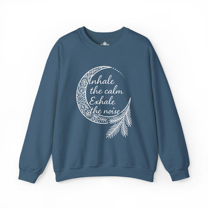 Inhale Calm Exhale Noise - Cozy Sweatshirt