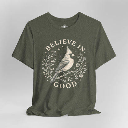 Believe In Good Cardinal Bird Tee
