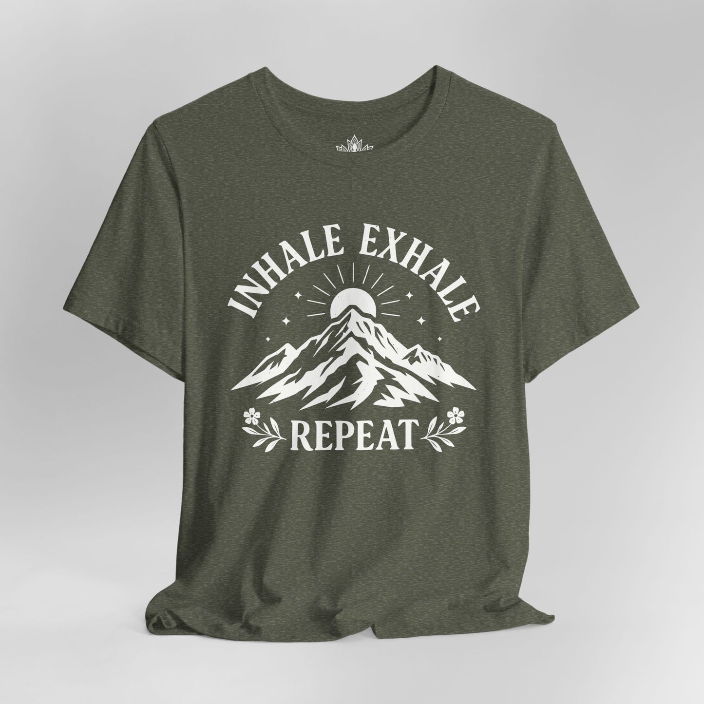 Inhale Exhale Repeat Mountain Men Tee