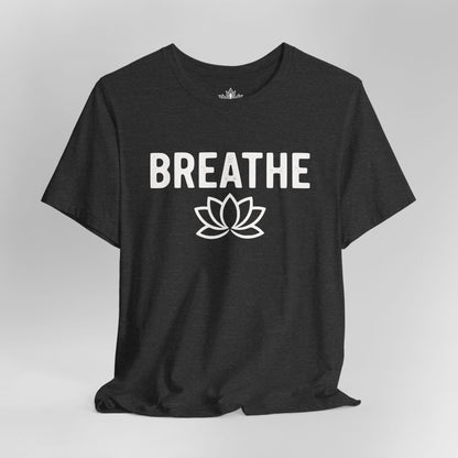 Breathe Lotus – Minimalist Yoga Class Men Tee