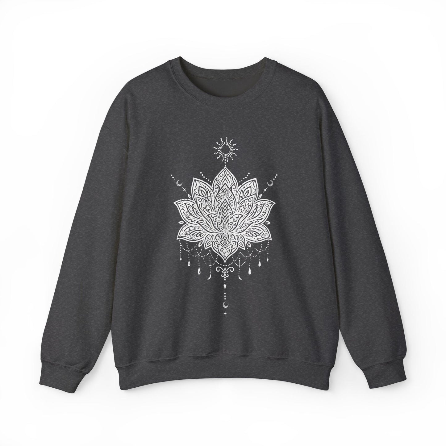 Sweat-shirt Yoga Conscient Mandala Lotus Sacré