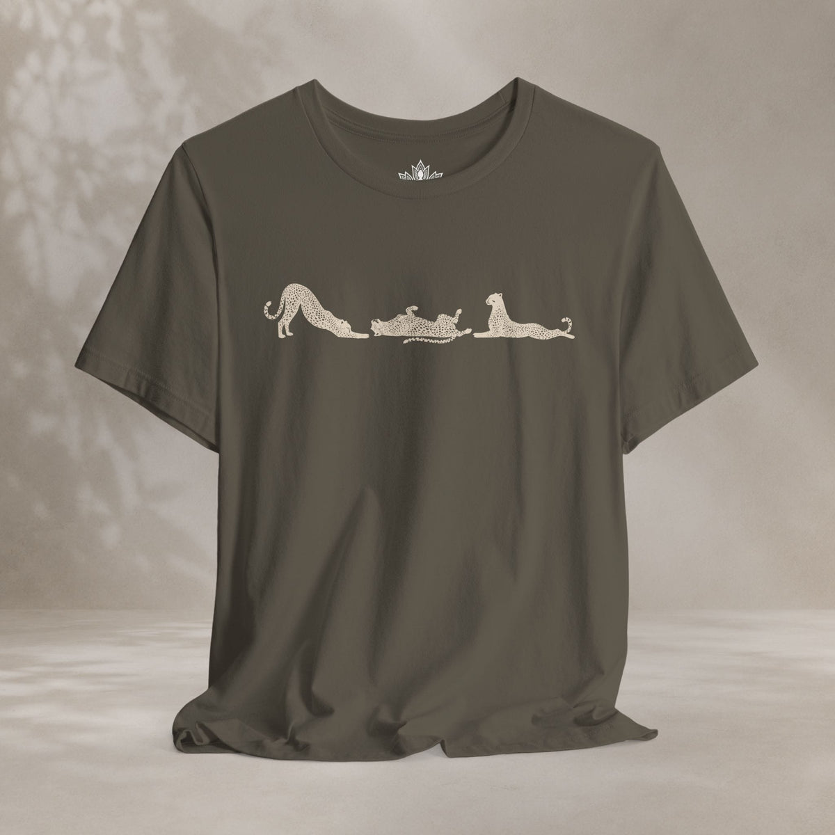 Printify T-Shirt Cheetah Savanna Flow Tee Cheetah Savanna Flow Tee