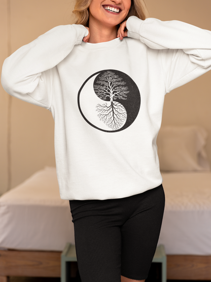 Yin Yang Tree - Mirrored Roots Sweater